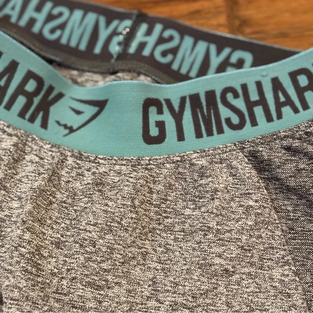 Gymshark Flex Leggings Teal Logo | Estimated Size Small - Picture 7 of 7